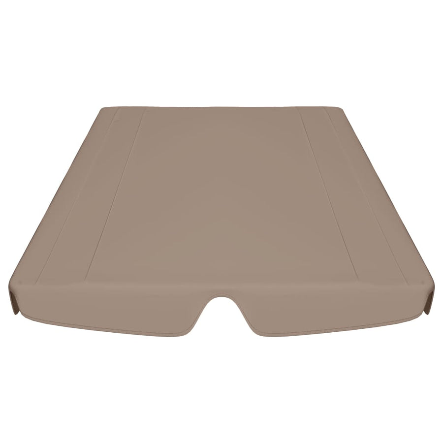 Vervangingsluifel Voor Schommelbank 188/168 x 145/110 cm Taupe