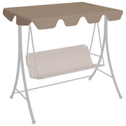 Vervangingsluifel schommelbank 188x150x18 cm taupe