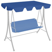 Schommelbank luifel 188x150x18 cm blauw