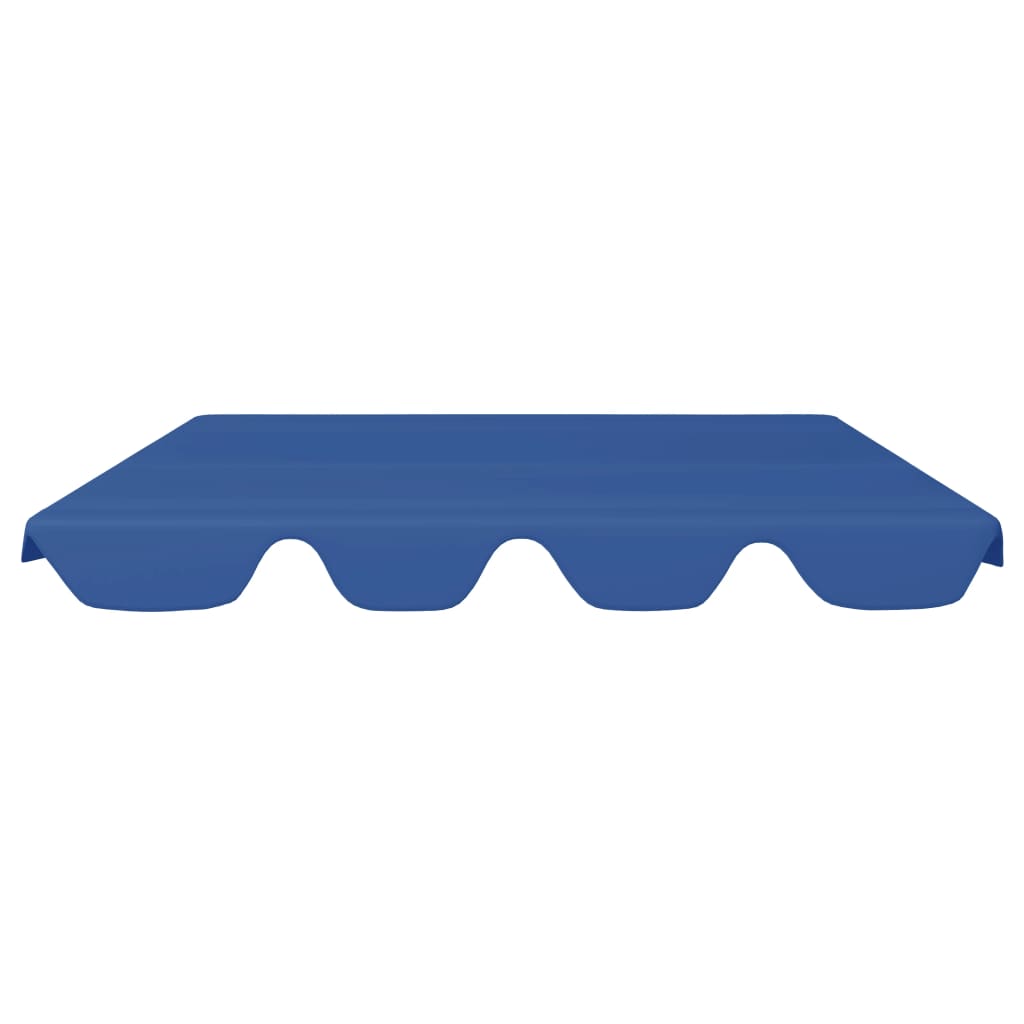Vervangingsluifel Voor Schommelbank 188/168 x 145/110 cm Blauw