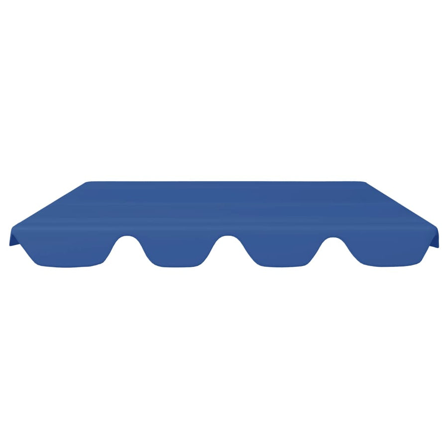 Vervangingsluifel Voor Schommelbank 188/168 x 145/110 cm Blauw