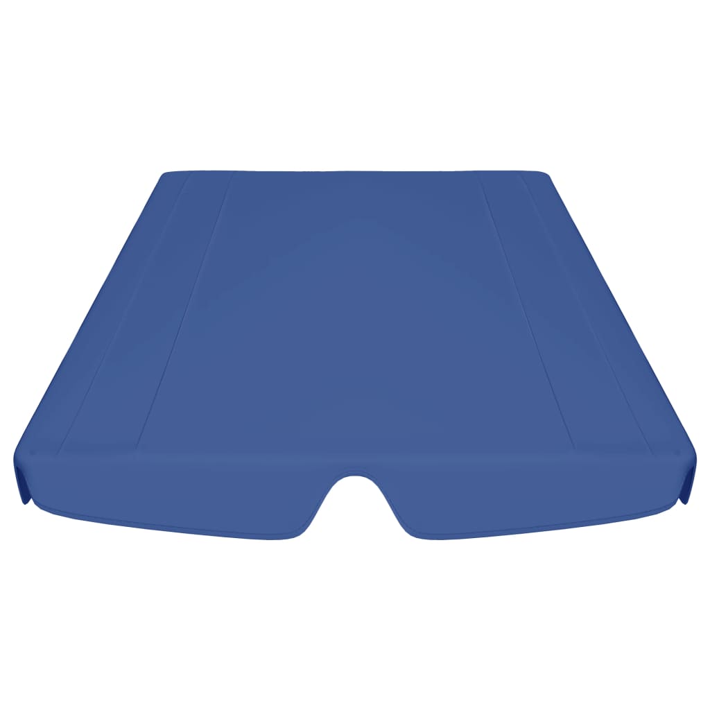 Vervangingsluifel Voor Schommelbank 188/168 x 145/110 cm Blauw