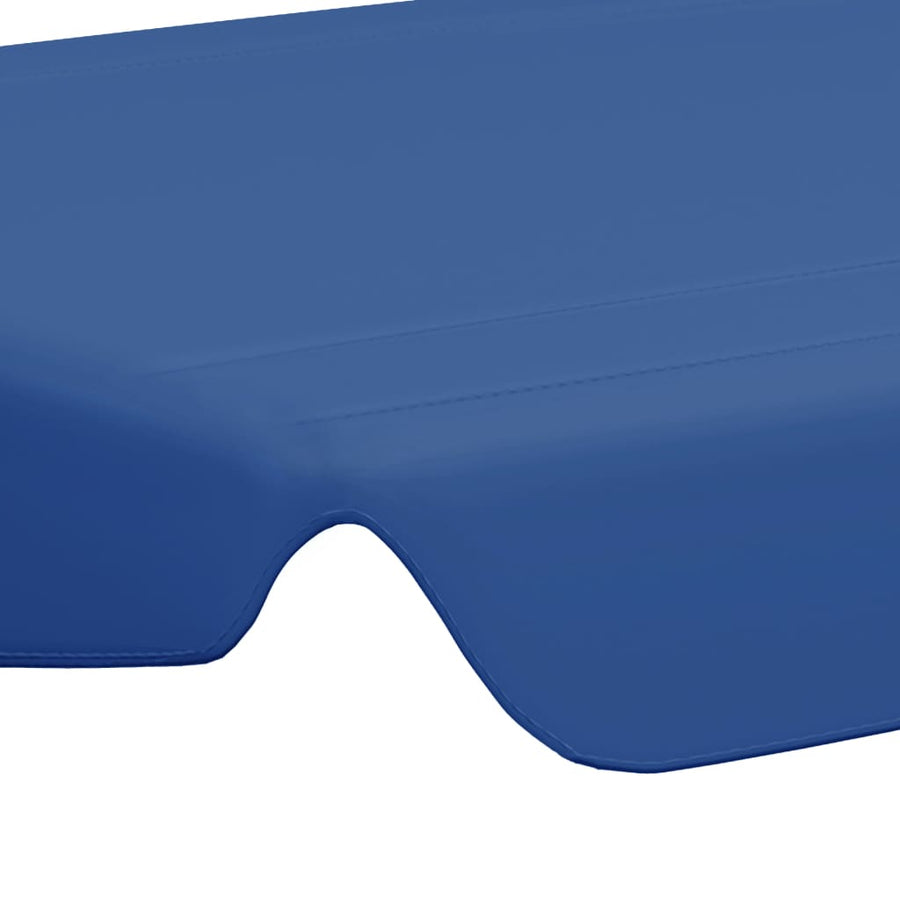 Vervangingsluifel Voor Schommelbank 188/168 x 145/110 cm Blauw