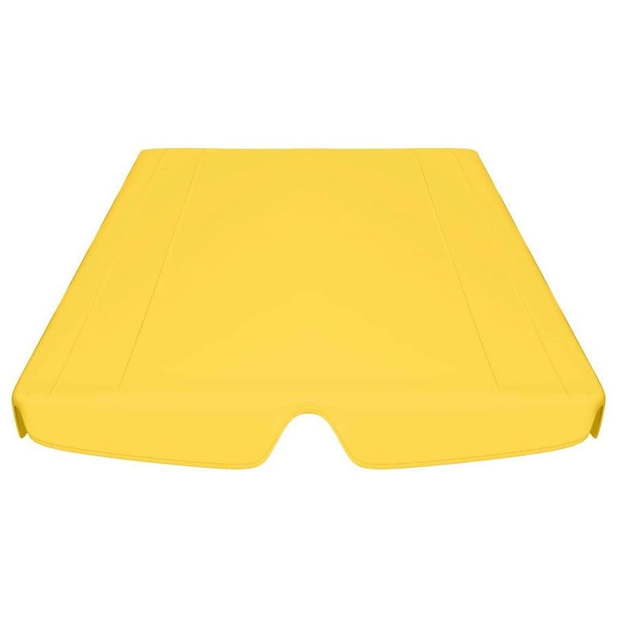 Vervangingsluifel Voor Schommelbank 188/168 x 145/110 cm Geel