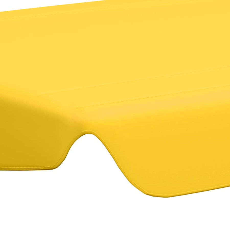 Vervangingsluifel Voor Schommelbank 188/168 x 145/110 cm Geel