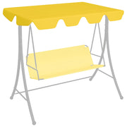 Schommelbank luifel 188x150x18 cm geel polyester
