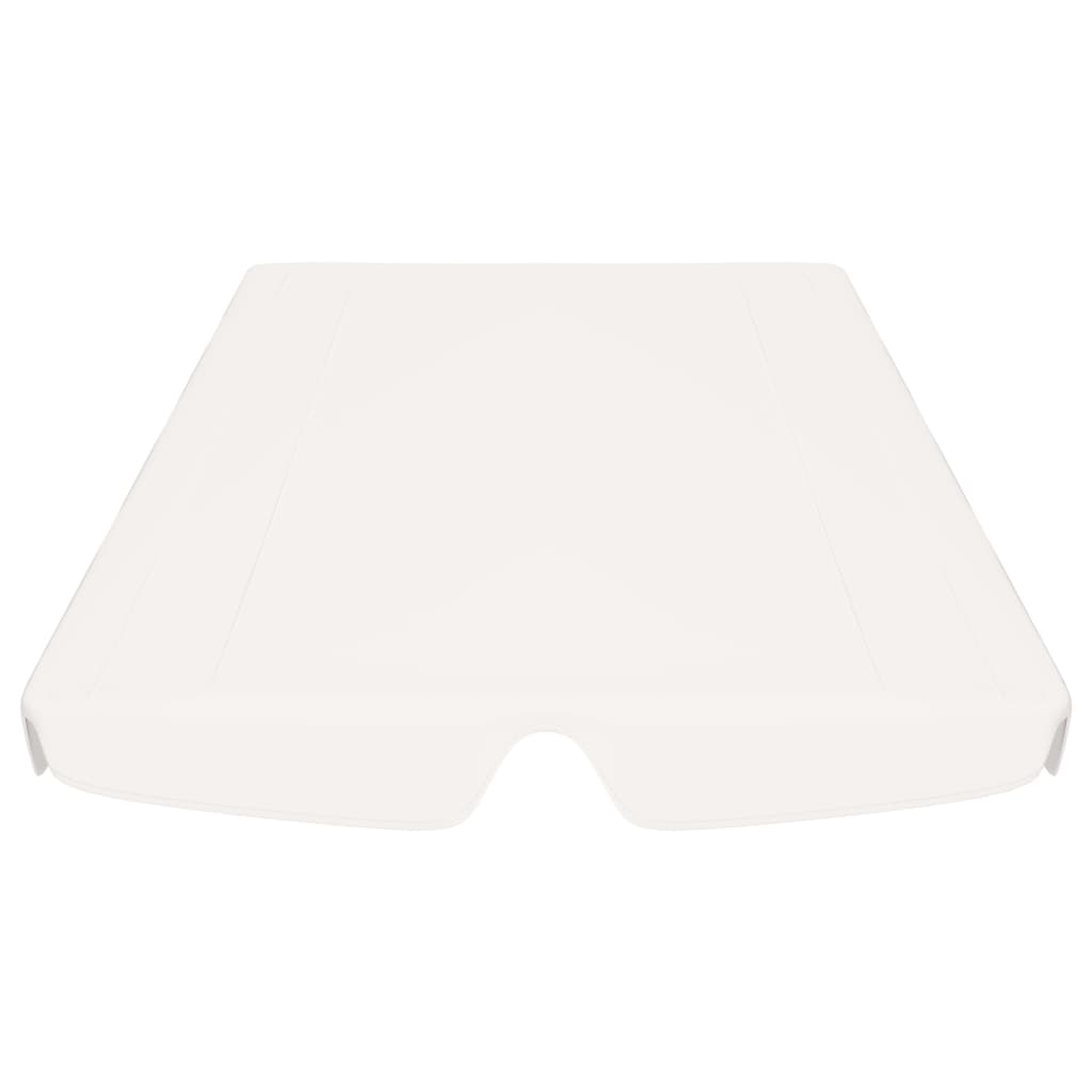 Vervangingsluifel Voor Schommelbank 188/168 x 145/110 cm Wit