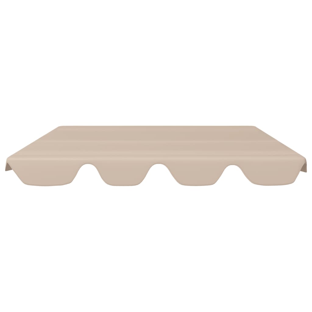 Vervangingsluifel Voor Schommelbank 150/130 x 105/70 cm Beige