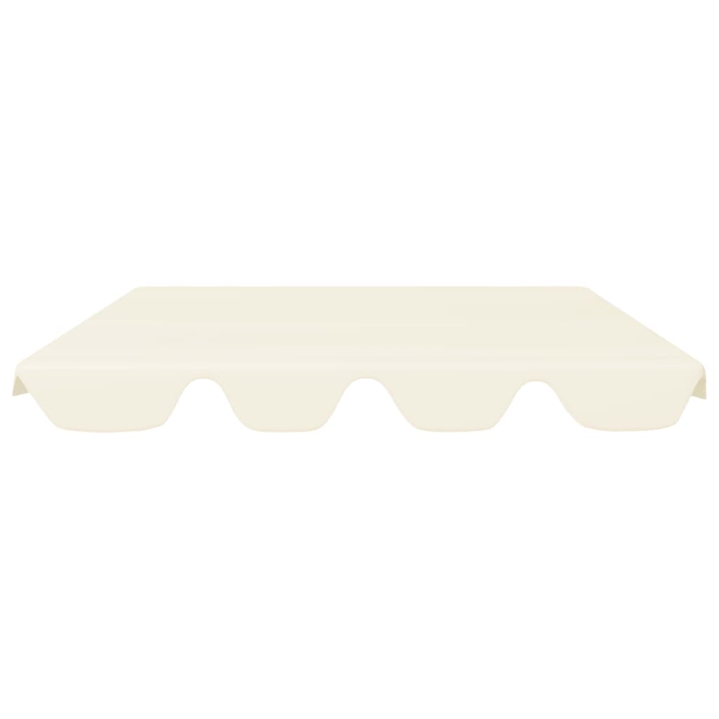 Vervangingsluifel Voor Schommelbank 150/130X105/70Cm Kleur 150/130 x 105/70 cm Crème