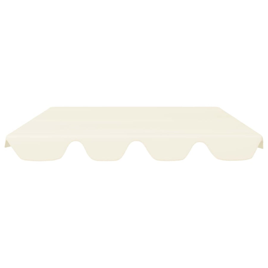 Vervangingsluifel Voor Schommelbank 150/130X105/70Cm Kleur 150/130 x 105/70 cm Crème