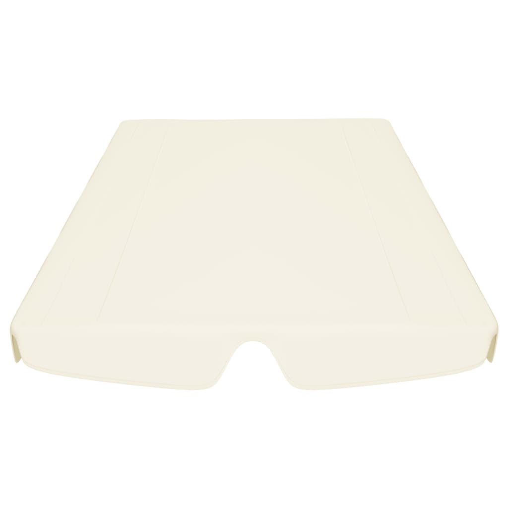 Vervangingsluifel Voor Schommelbank 150/130X105/70Cm Kleur 150/130 x 105/70 cm Crème