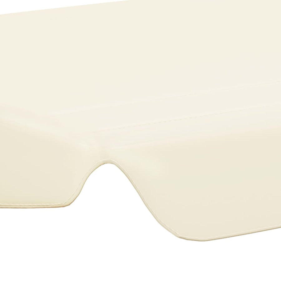 Vervangingsluifel Voor Schommelbank 150/130X105/70Cm Kleur 150/130 x 105/70 cm Crème