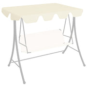 Schommelbank luifel 150x110x18 cm crème polyester