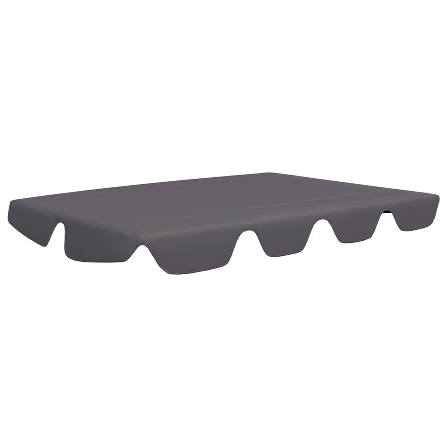 Vervangingsluifel Voor Schommelbank 150/130 x 105/70 cm Antraciet