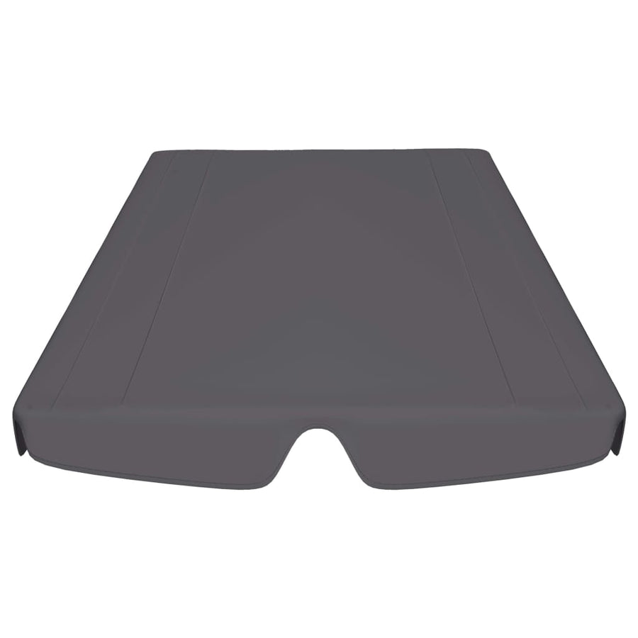 Vervangingsluifel Voor Schommelbank 150/130 x 105/70 cm Antraciet