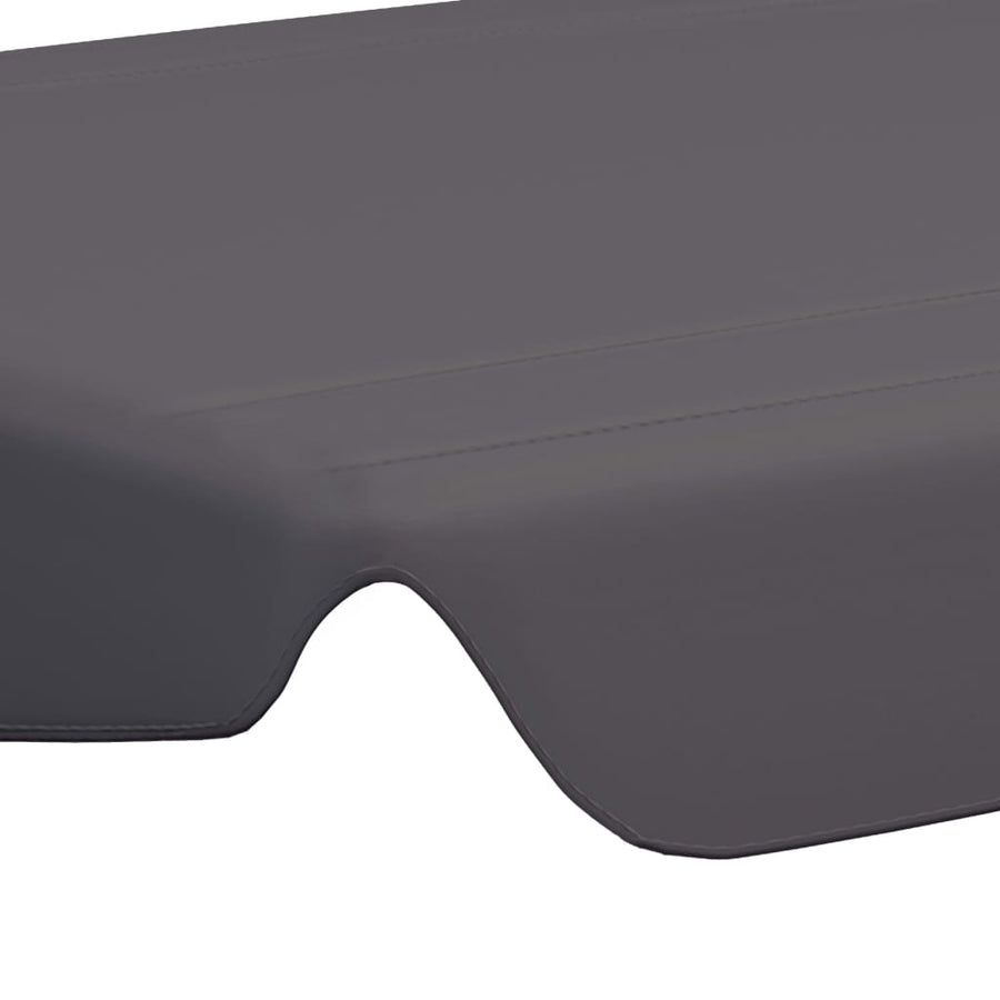 Vervangingsluifel Voor Schommelbank 150/130 x 105/70 cm Antraciet