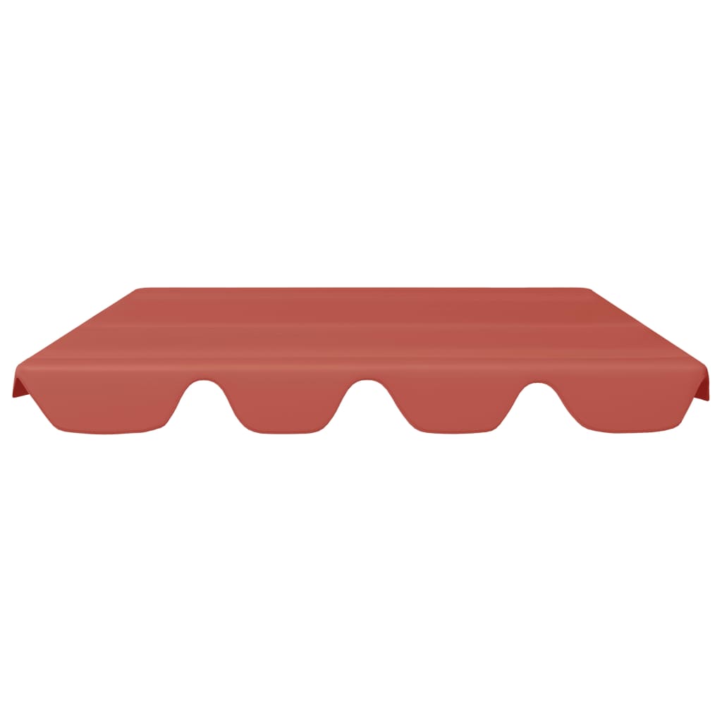 Vervangingsluifel voor schommelbank 150/130x105/70cm terracotta 150/130 x 105/70 cm Terracotta
