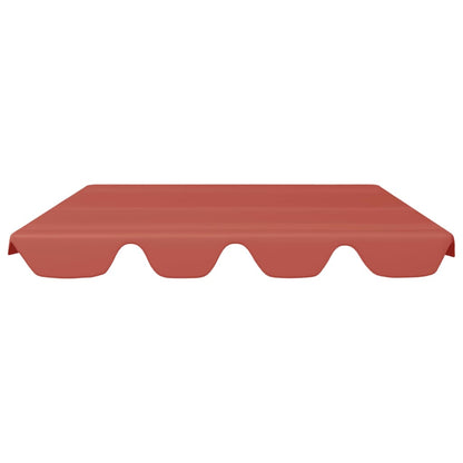 Vervangingsluifel voor schommelbank 150/130x105/70cm terracotta 150/130 x 105/70 cm Terracotta