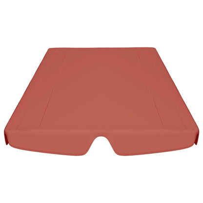 Vervangingsluifel voor schommelbank 150/130x105/70cm terracotta 150/130 x 105/70 cm Terracotta