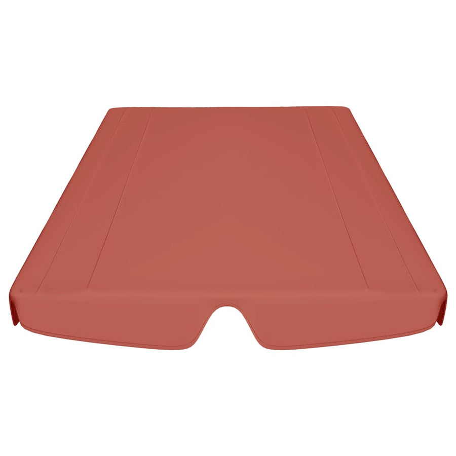 Vervangingsluifel voor schommelbank 150/130x105/70cm terracotta 150/130 x 105/70 cm Terracotta