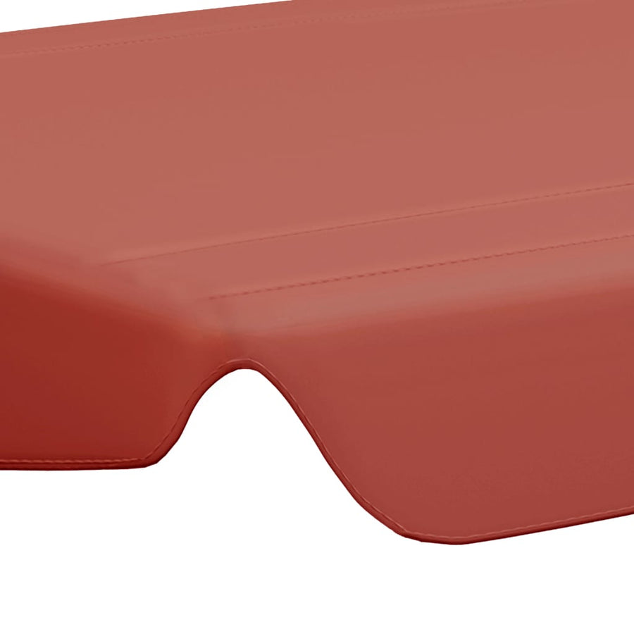 Vervangingsluifel voor schommelbank 150/130x105/70cm terracotta 150/130 x 105/70 cm Terracotta
