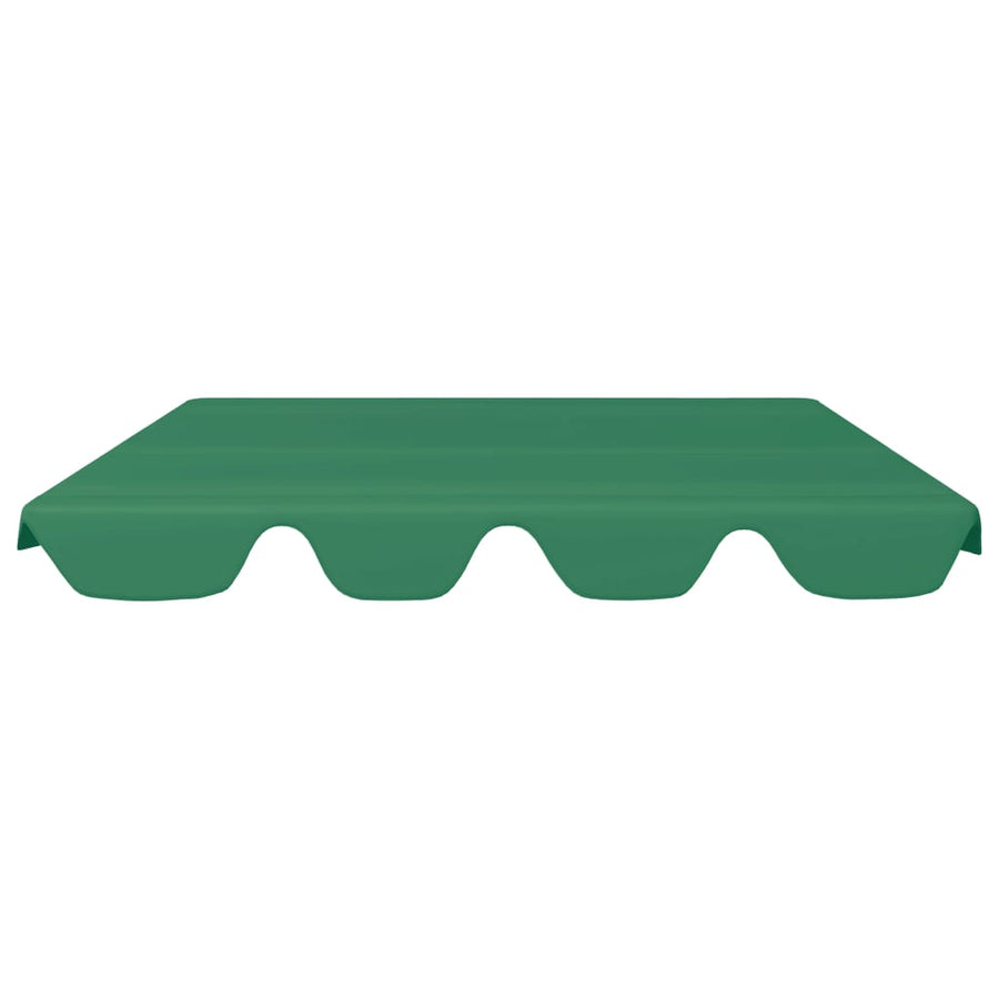 Vervangingsluifel Voor Schommelbank 150/130 x 105/70 cm Groen