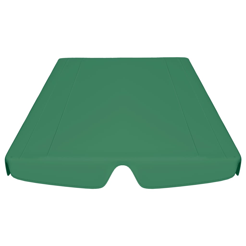 Vervangingsluifel Voor Schommelbank 150/130 x 105/70 cm Groen