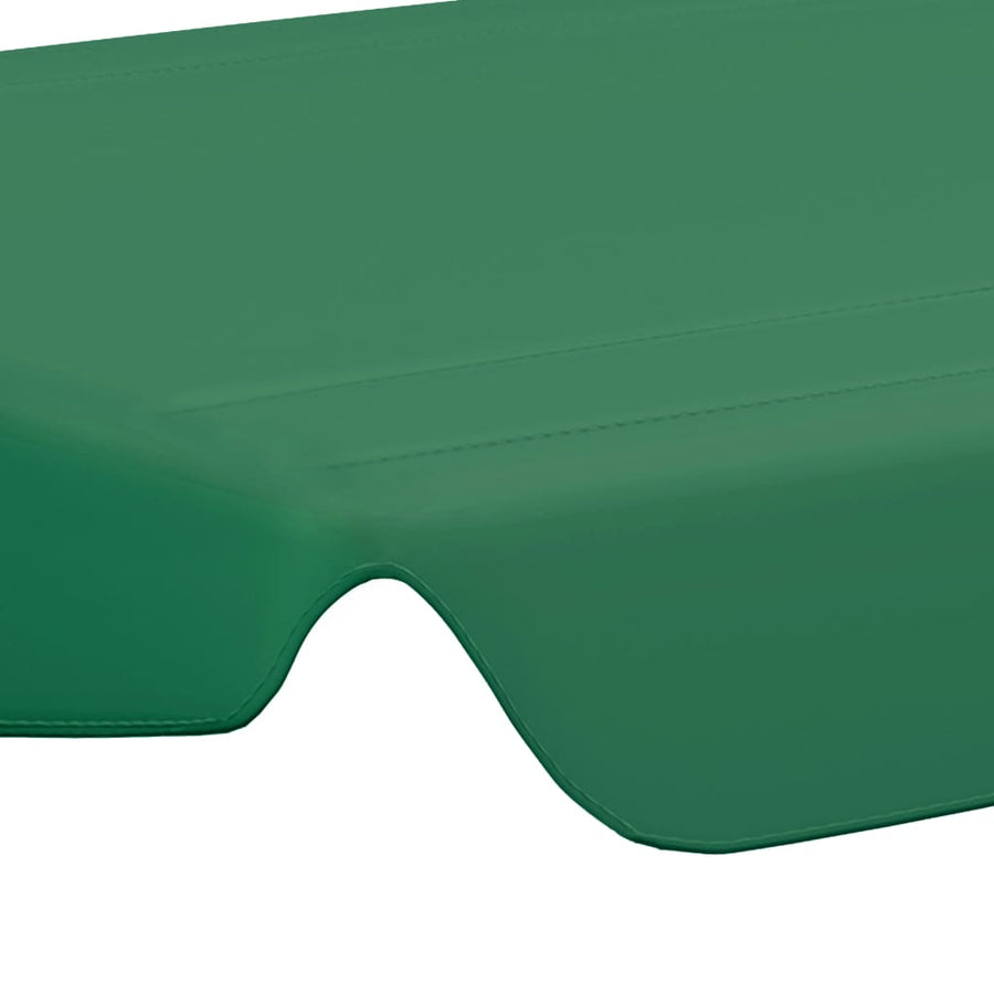 Vervangingsluifel Voor Schommelbank 150/130 x 105/70 cm Groen