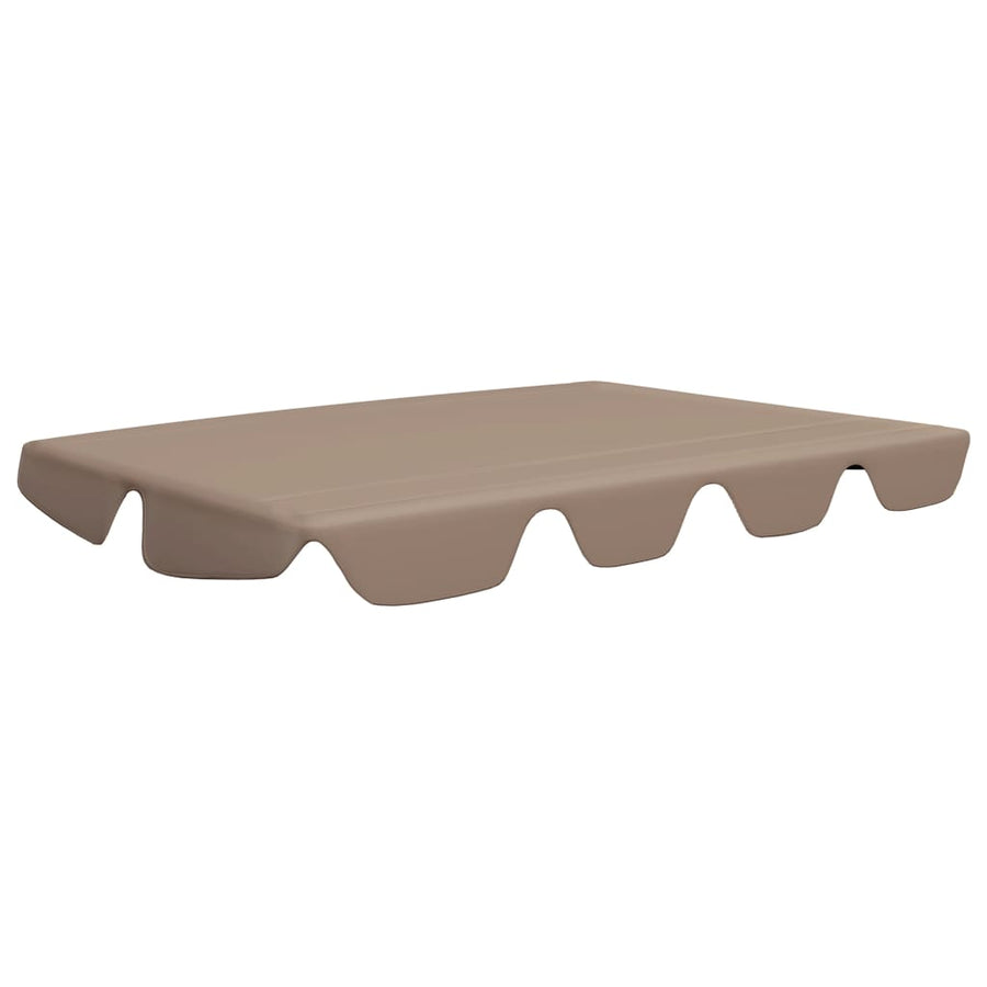 Vervangingsluifel Voor Schommelbank 150/130X70/105 Cm Taupe 210 x 146 cm