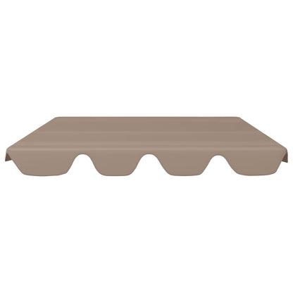 Vervangingsluifel Voor Schommelbank 150/130X70/105 Cm Taupe 210 x 146 cm