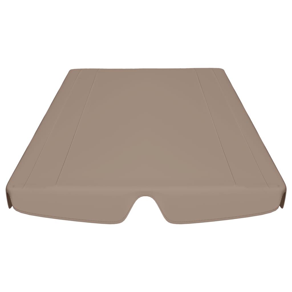 Vervangingsluifel Voor Schommelbank 150/130X70/105 Cm Taupe 210 x 146 cm
