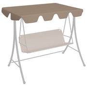 Vervangingsluifel schommelbank 150x110x18 cm taupe