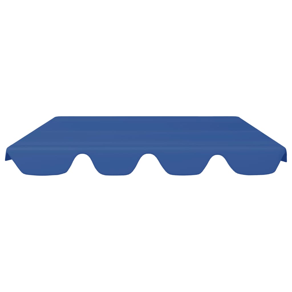 Vervangingsluifel Voor Schommelbank 150/130 x 105/70 cm Blauw