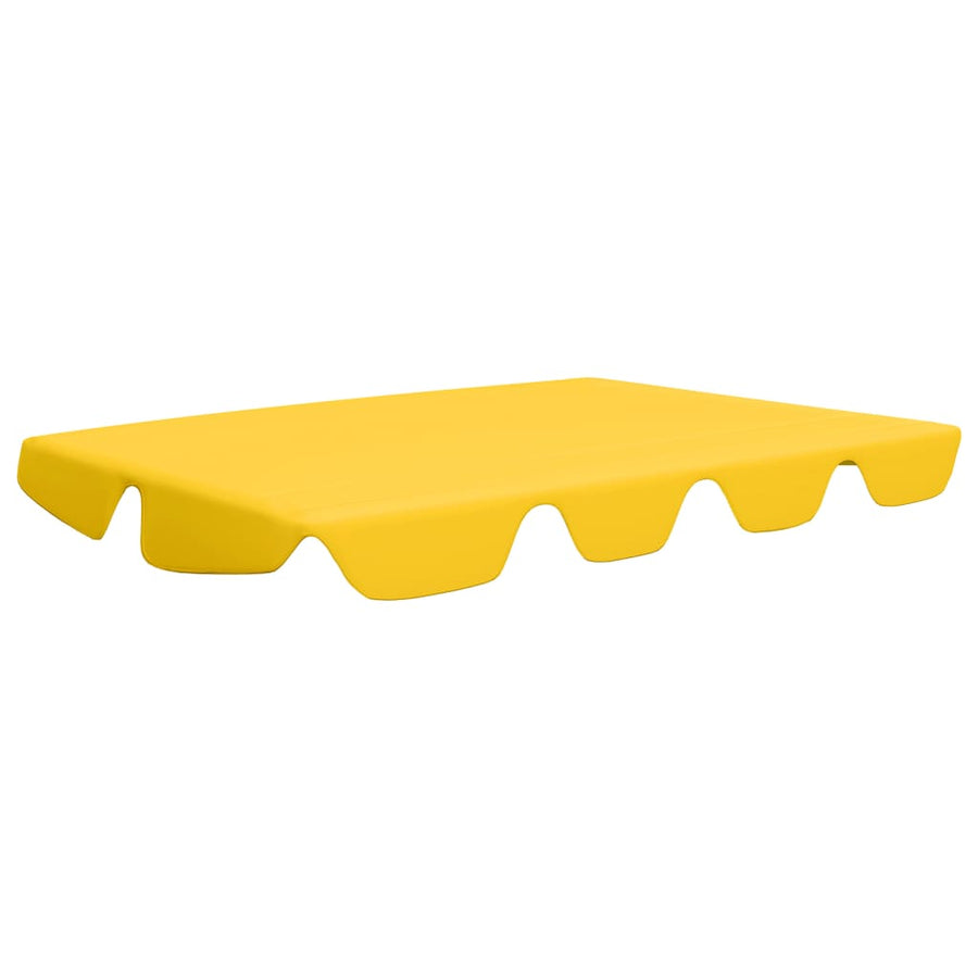 Vervangingsluifel Voor Schommelbank 150/130 x 105/70 cm Geel