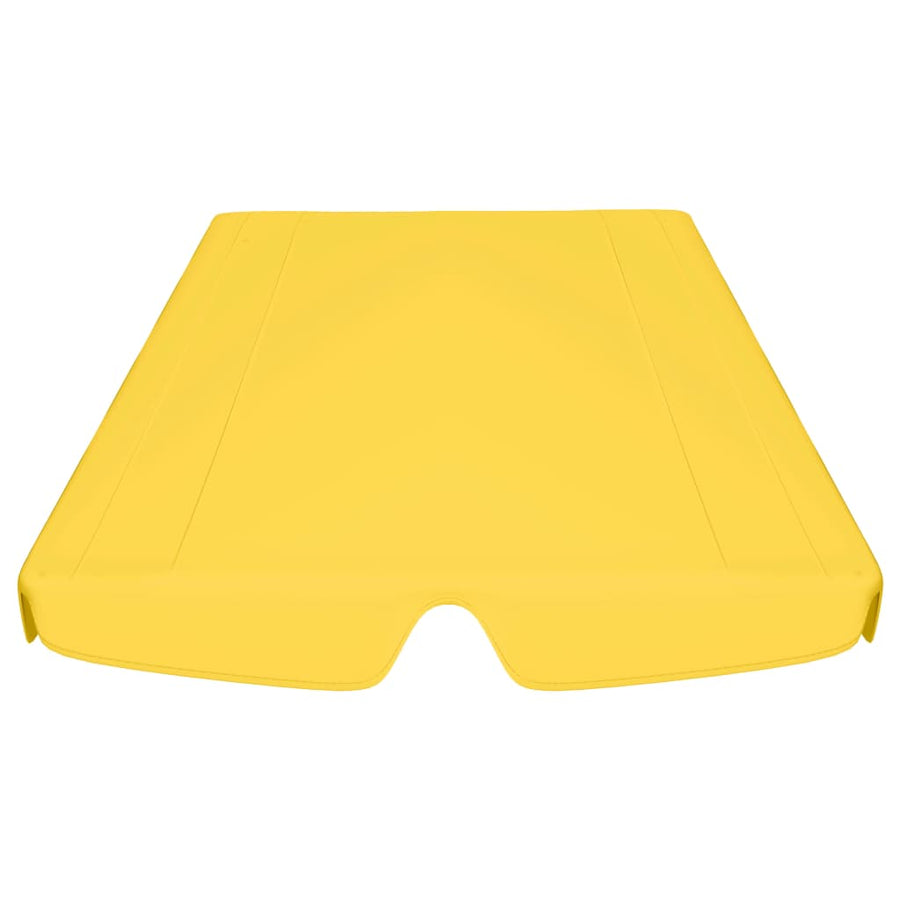 Vervangingsluifel Voor Schommelbank 150/130 x 105/70 cm Geel