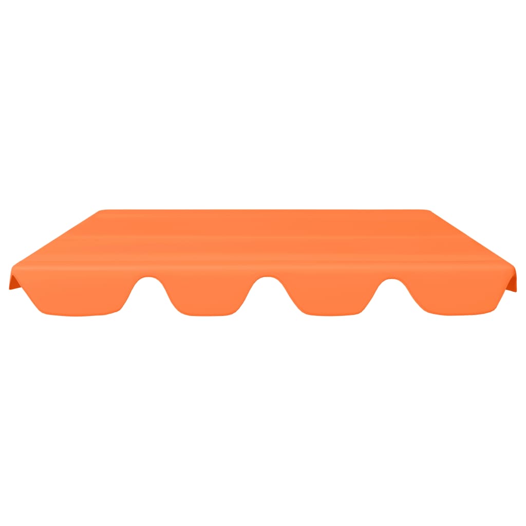 Vervangingsluifel Voor Schommelbank 150/130X70/105 Cm Oranje 210 x 146 cm orange