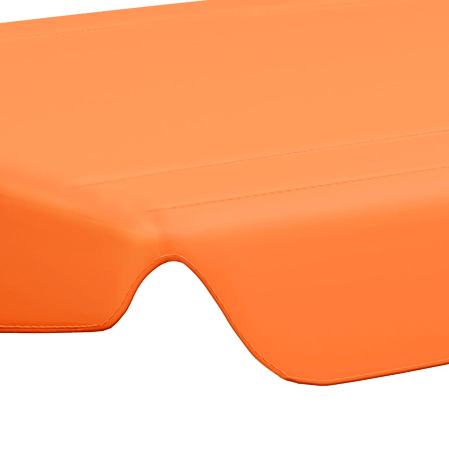 Vervangingsluifel Voor Schommelbank 150/130X70/105 Cm Oranje 210 x 146 cm orange
