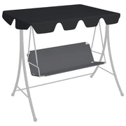 Schommelbankluifel 150x110x18 cm zwart