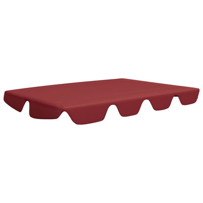 Vervangingsluifel Voor Schommelbank 150/130X70/105 Cm Wijnrood 210 x 146 cm