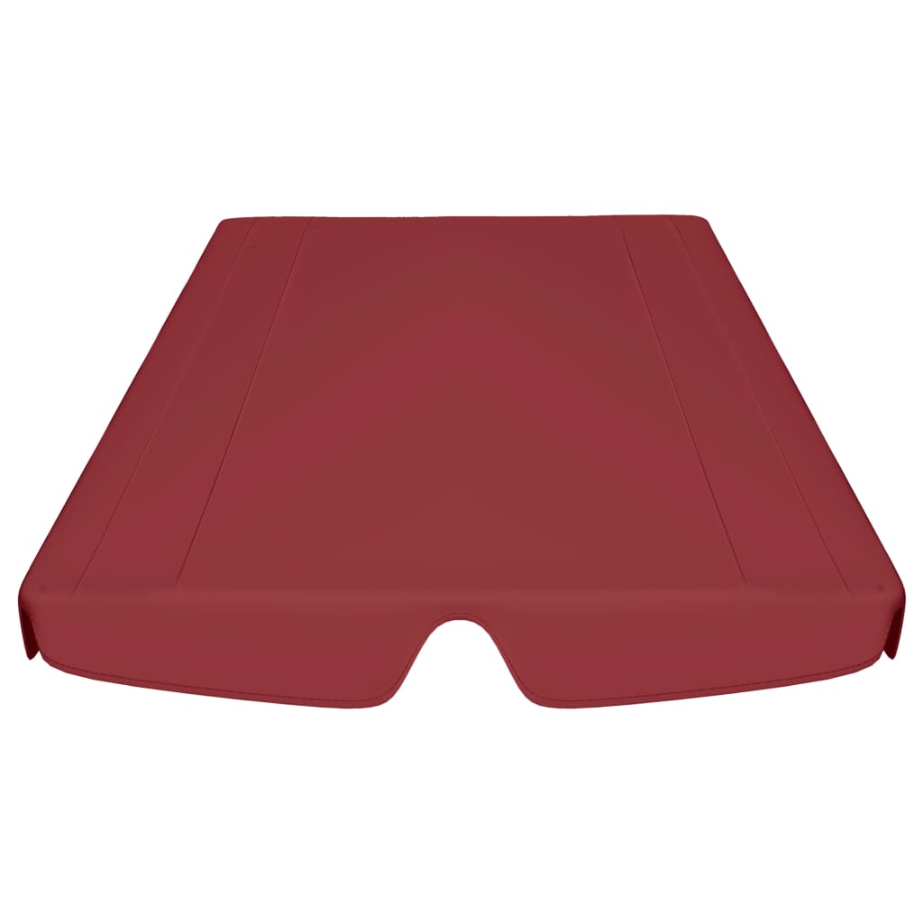 Vervangingsluifel Voor Schommelbank 150/130X70/105 Cm Wijnrood 210 x 146 cm