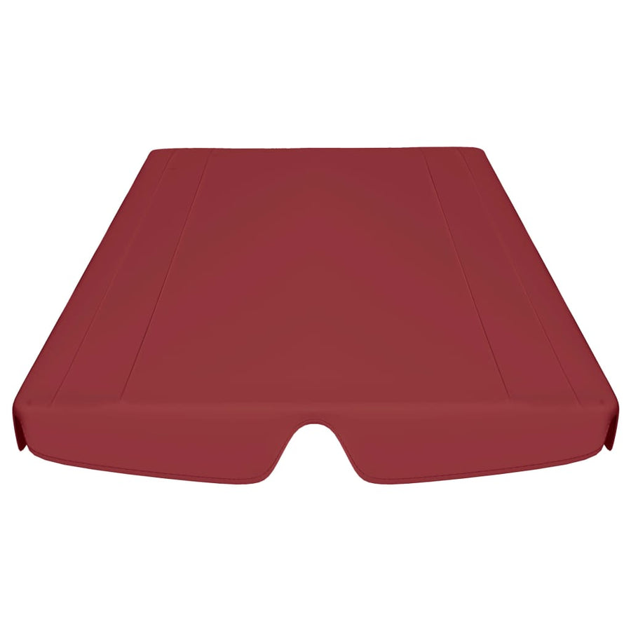 Vervangingsluifel Voor Schommelbank 150/130X70/105 Cm Wijnrood 210 x 146 cm