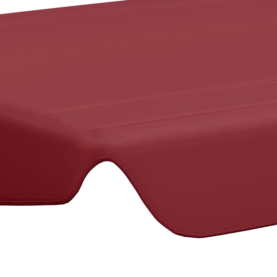 Vervangingsluifel Voor Schommelbank 150/130X70/105 Cm Wijnrood 210 x 146 cm