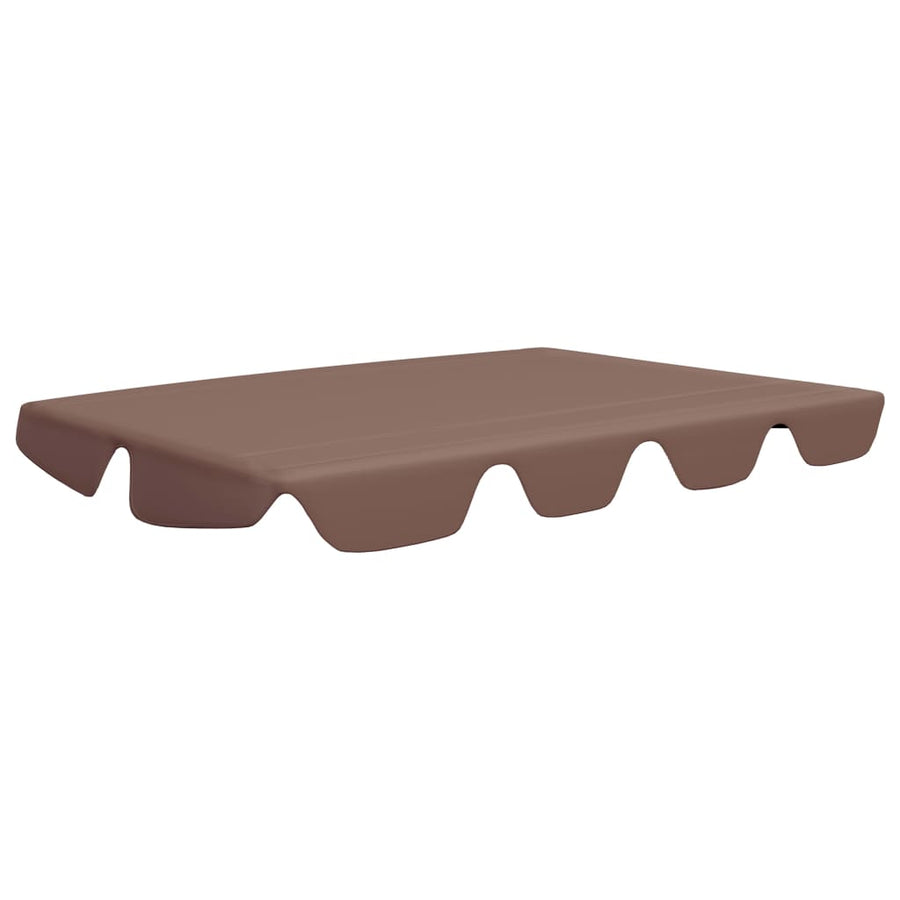 Vervangingsluifel Voor Schommelbank 150/130 x 105/70 cm Bruin