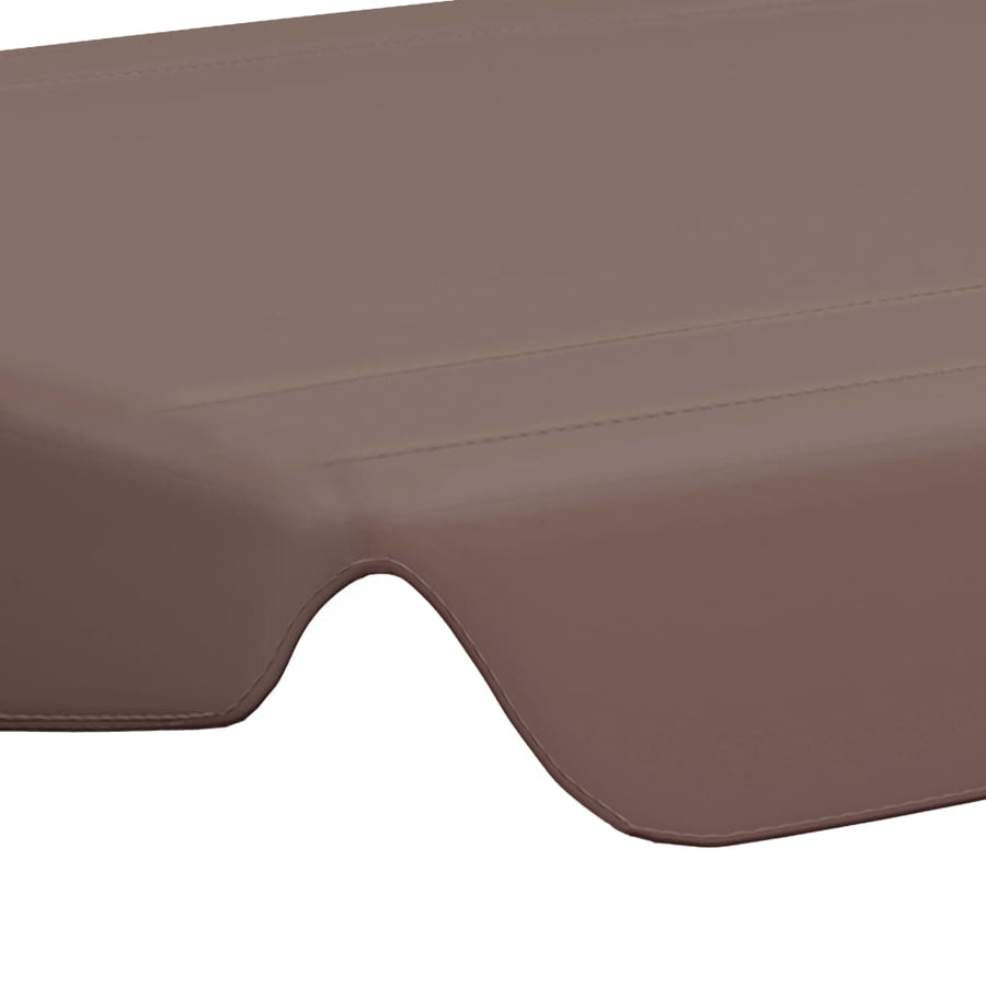 Vervangingsluifel Voor Schommelbank 150/130 x 105/70 cm Bruin