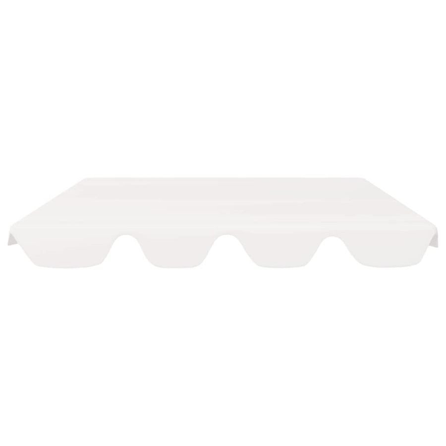 Vervangingsluifel Voor Schommelbank 150/130 x 105/70 cm Wit