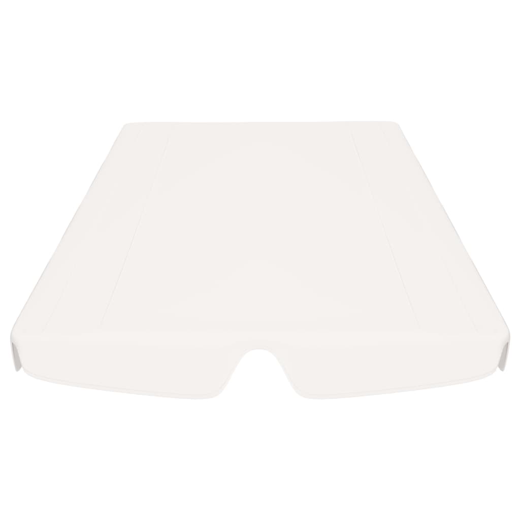 Vervangingsluifel Voor Schommelbank 150/130 x 105/70 cm Wit