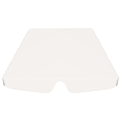 Vervangingsluifel Voor Schommelbank 150/130 x 105/70 cm Wit