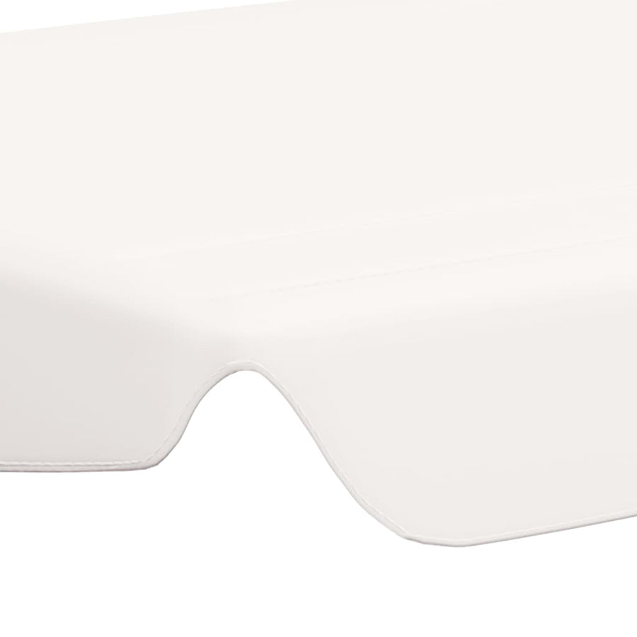 Vervangingsluifel Voor Schommelbank 150/130 x 105/70 cm Wit