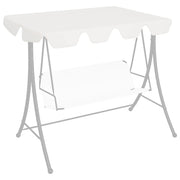 Schommelbankluifel 150/130x105/70 cm wit polyester