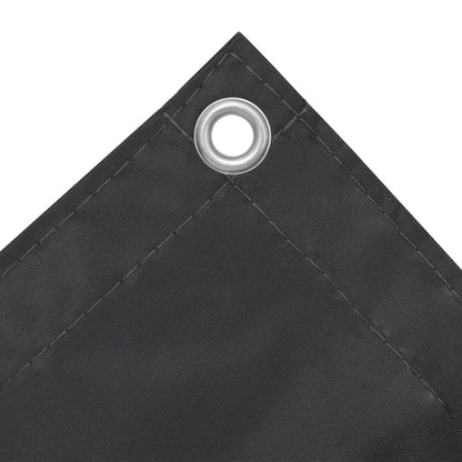 Balkonscherm Oxford Stof Antraciet 75 x 300 cm